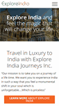 Mobile Screenshot of exploreindia.ca